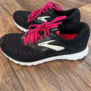 Brooks Glycerin 16 Black/Pink Running Shoes